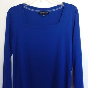 Jones New York Signature Royal Blue Womens size medium top
